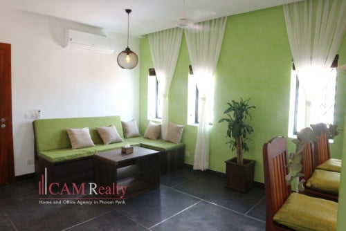 Western style 1 bedroom serviced apartment for rent in Russian Market