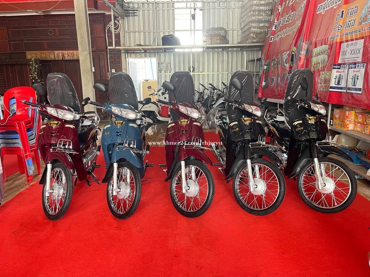 dream gne026ថ្មីក្រុមហ៊ុនលក់ម៉ូតូប្រម៉ូសិន 1380$ ទិញដាច់ វ៉ៃដូ បង់រំលស់បាន