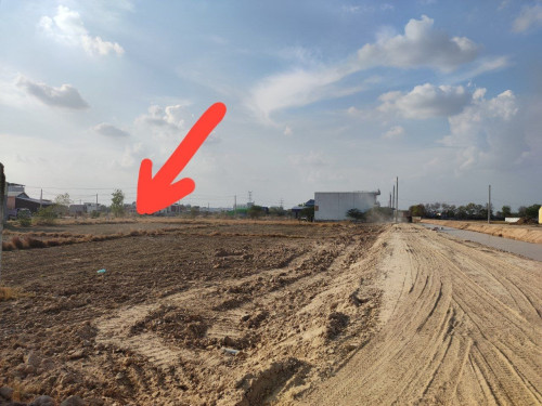 ដីលក់ឡៃឡុង 10×20m - ជិតរោងចក្រហនុមាន