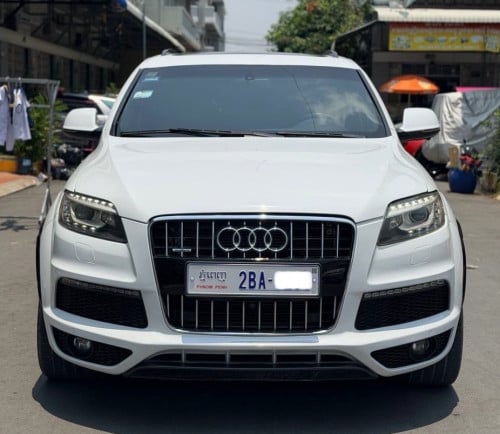 🔥AudiQ7 012V6សាំង S-lineSmartKeyឡានមូលអត់បុកប៉ះ ម៉ាសុីនប្រអប់លេខអ៊ែម