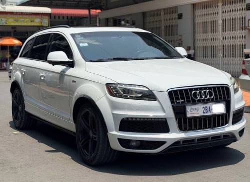 🔥AudiQ7 012V6សាំង S-lineSmartKeyឡានមូលអត់បុកប៉ះ ម៉ាសុីនប្រអប់លេខអ៊ែម