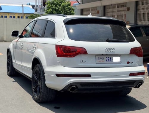 🔥AudiQ7 012V6សាំង S-lineSmartKeyឡានមូលអត់បុកប៉ះ ម៉ាសុីនប្រអប់លេខអ៊ែម
