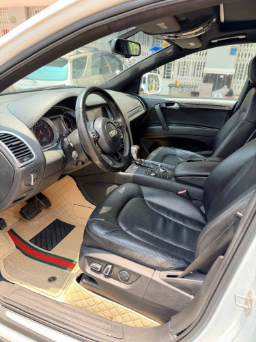 🔥AudiQ7 012V6សាំង S-lineSmartKeyឡានមូលអត់បុកប៉ះ ម៉ាសុីនប្រអប់លេខអ៊ែម