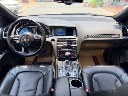 🔥AudiQ7 012V6សាំង S-lineSmartKeyឡានមូលអត់បុកប៉ះ ម៉ាសុីនប្រអប់លេខអ៊ែម