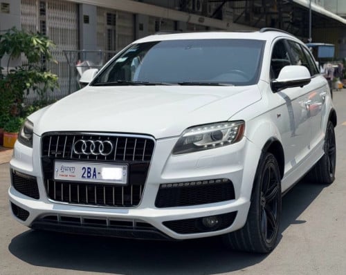 🔥AudiQ7 012V6សាំង S-lineSmartKeyឡានមូលអត់បុកប៉ះ ម៉ាសុីនប្រអប់លេខអ៊ែម