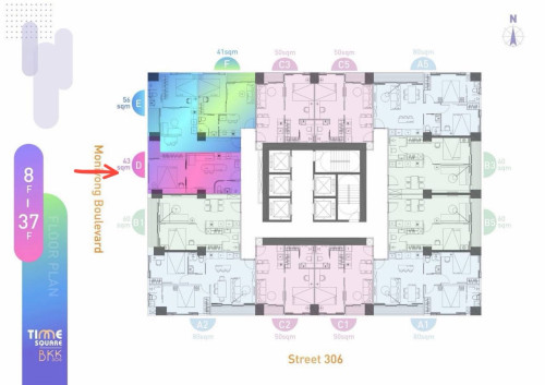 1 Bedroom Time Square 5 BKK1