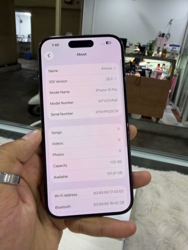 15Proតូច​ 128G VN សំណុំសុីន
