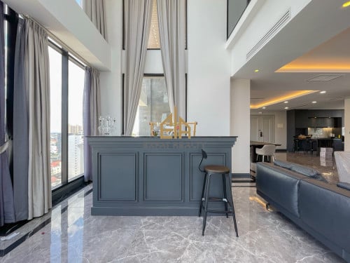 3 Bedroom Penthouse serviced apartment for rent in BKK1- Phnom Penh