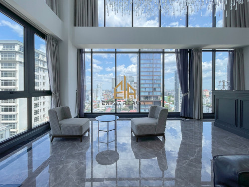 3 Bedroom Penthouse serviced apartment for rent in BKK1- Phnom Penh