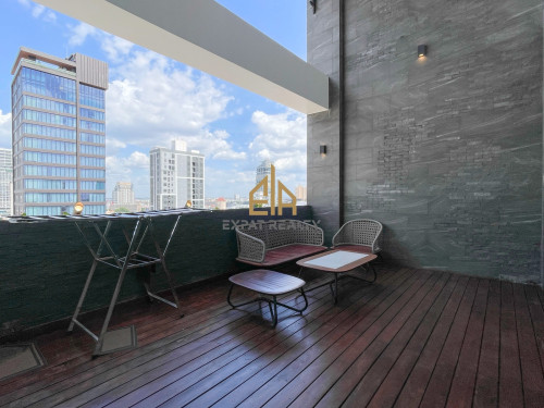 3 Bedroom Penthouse serviced apartment for rent in BKK1- Phnom Penh