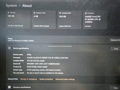 Asus TUF FX506