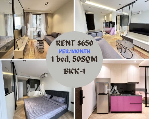 BKK-1 Condo Time Square 306 for rent