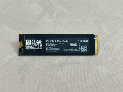 Crucial P3 Plus 1TB PCIe Gen4 មួយ​ទឹក​