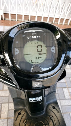 Honda Scoopy 2026 VN Black (ខ្មៅរលោង) ថ្មីកេះខ្លាញ់គោ