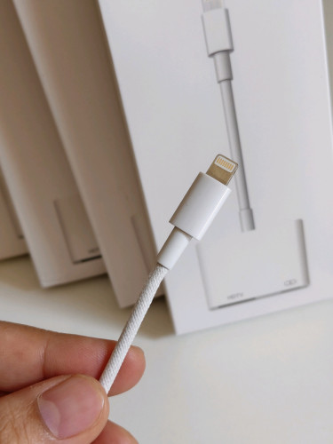Lightning to HDMI and Lightning