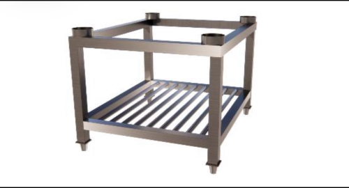 New Commercial dishwasher with stainless 2 layer stand