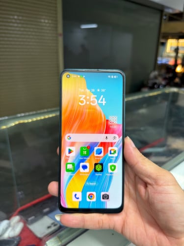 Oppo A78 Blue ក្រុមហ៊ុន សុីម២ , Ram8GB HD256GB Phone Condition 98% , ម៉ាស៊ីនសានុំហ្សីន