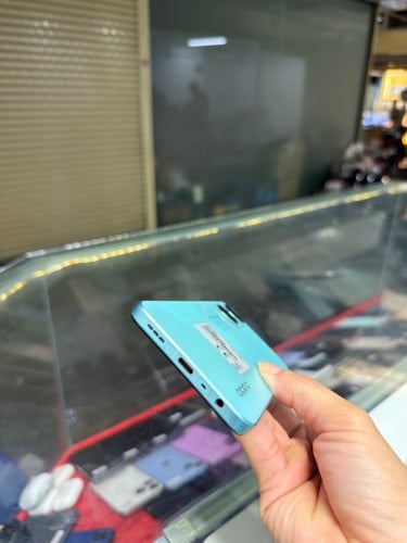 Oppo A78 Blue ក្រុមហ៊ុន សុីម២ , Ram8GB HD256GB Phone Condition 98% , ម៉ាស៊ីនសានុំហ្សីន
