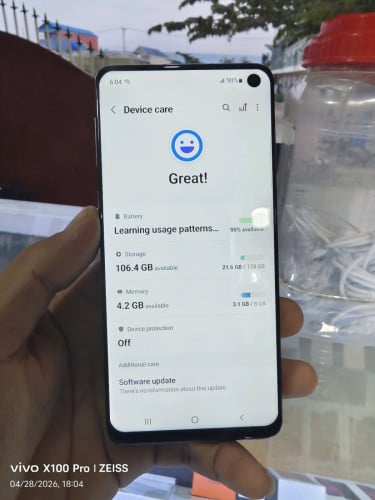 Samsung Galaxy S10 Ram8G/128GB តួស្អាត98%