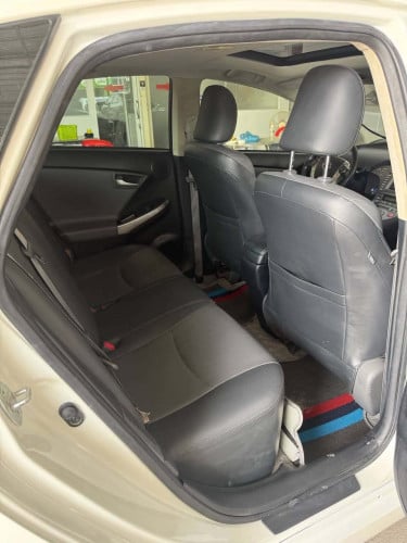 Toyota Prius 2014 op4 Delux sorla កៅអីចុច JBL ពូកស្បែក ស្លាយកុងទ័រ
