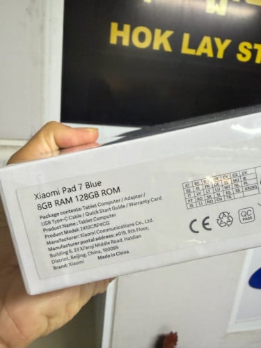 Xiaomi pad 7 8G 128G New 279$