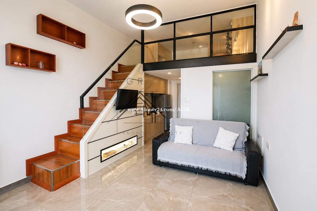 ๐ข Loft Studio Room for Rent in Royal Park Condo | Toul Kork Phnom Penh