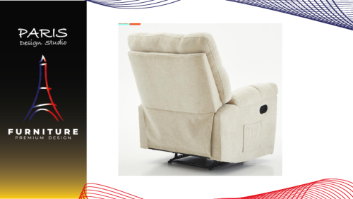 "Paris Design Studio" RECLINER FURDINI PUFF BEIGE