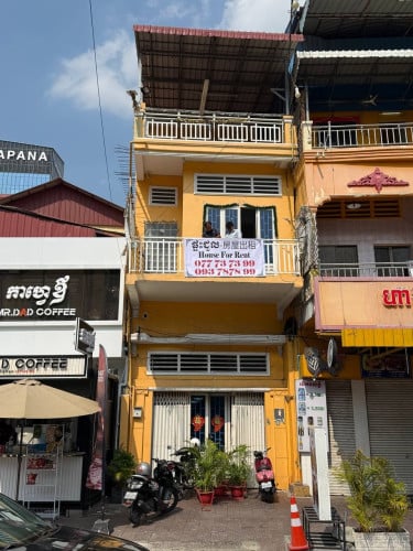 🏡 ផ្ទះអាជីវកម្មលើផ្លូវ ៥១ (ផ្លូវប៉ាស្ទ័រ) សម្រាប់ជួល