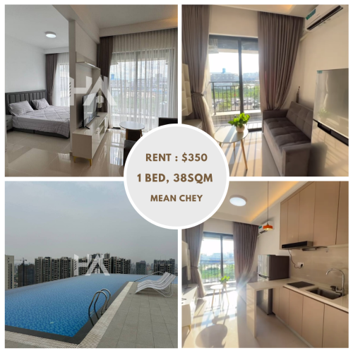Condo 1 bedroom  For Rent in 60M !