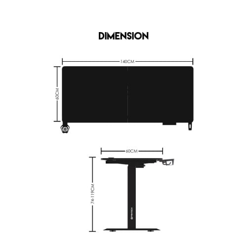 Fantech GD914 Adjustable Rising Desk