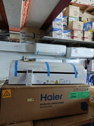 Haier air conditioner free ជើងទ្រ​នឹង តំឡើង