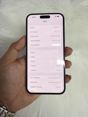 iPhone 16 Plus 128G Color Pink 🩷 មួយទឹក ថ្ម93%🔋 lock sim ប្រើបានសុីម2សេវាដើរស្មូតល្អគ្រប់ប្រពន្ធ័