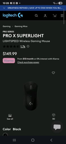 Logitech G Pro X Superlight