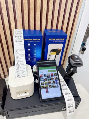 POS System and printer receipt and label​ free system