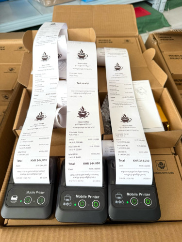 POS System and printer receipt and label​ free system