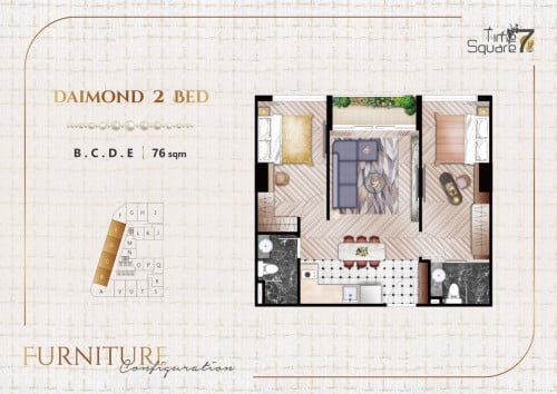 Time Square 7 Off Plan 2 bedroom for sale