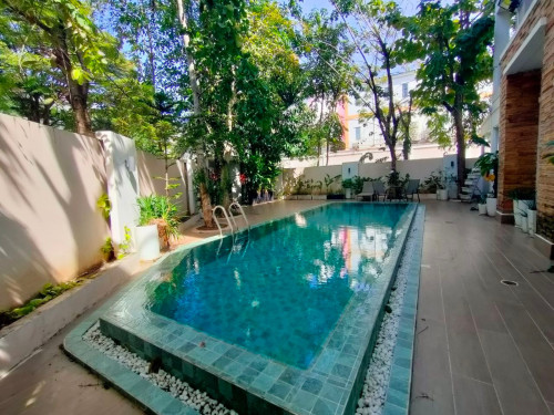 Villa Queen B 5 Beddroom Corner House  For Rent At Peng Hout Beoung Snor || 3500$/Month
