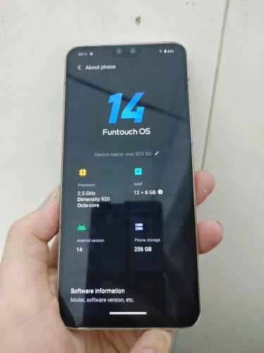 Vivo V23 5G ក្រុមហ៊ុន 256G