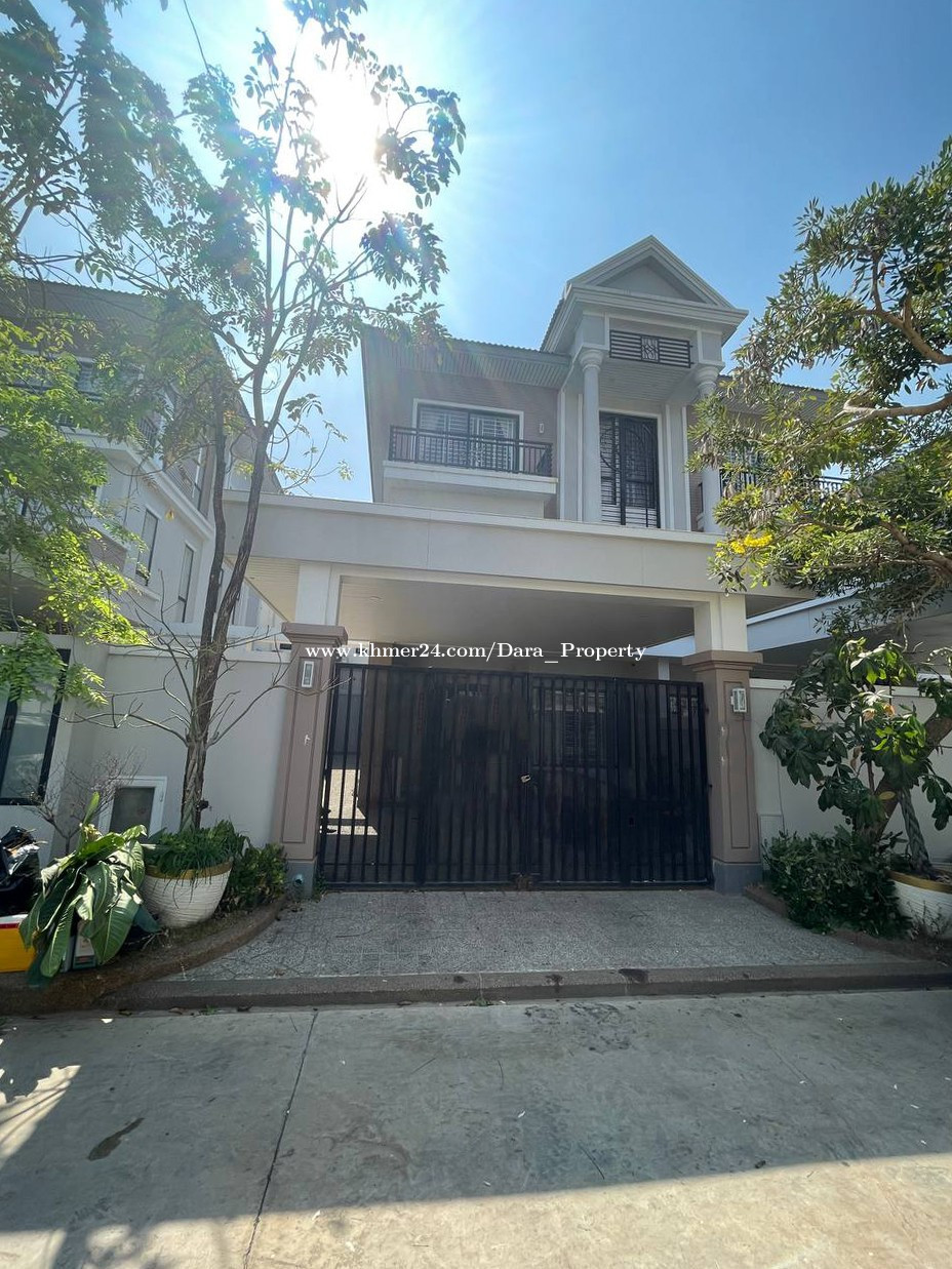 វីឡាភ្លោះអេសម្រាប់ជួល | Villa Twin A for Rent In Borey Penghout Boeung Snor