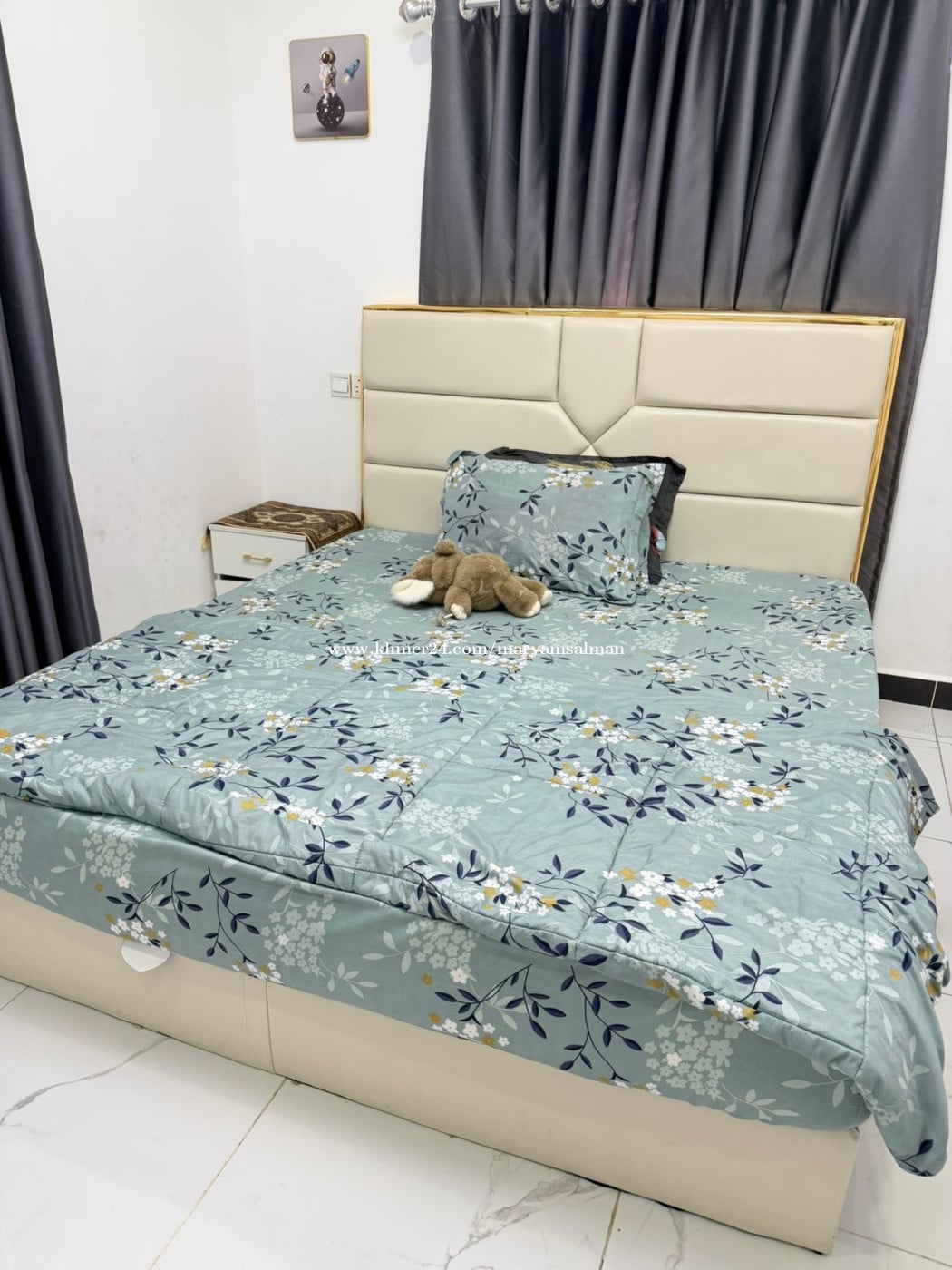 Bed with matress