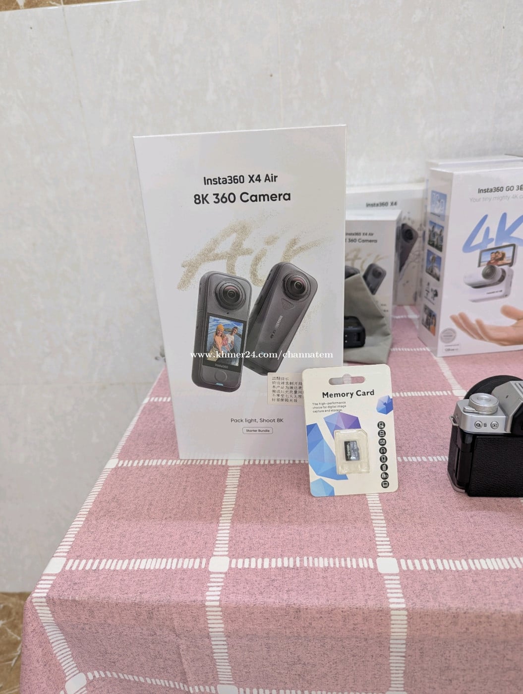 Insta360 X4 Air ថ្មី ឈុតថ្មពីរ