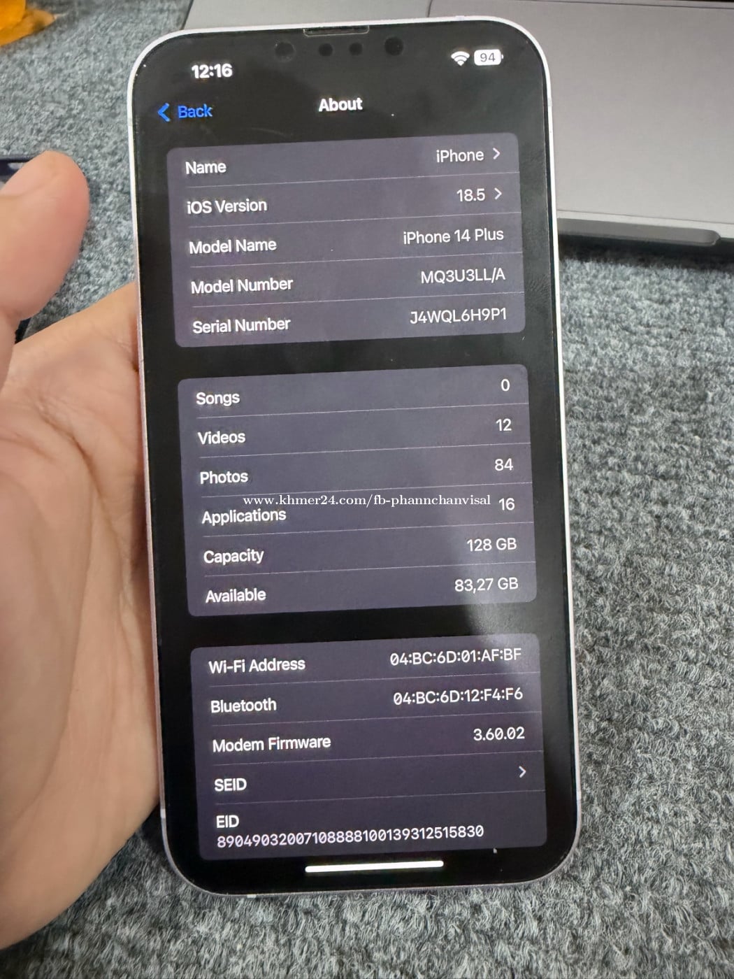 Iphone 14 plus bypass ប្រេីបានតែwifi