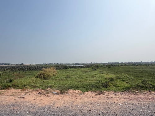 ដីលក់បន្ទាន់ព្រែកលួងជាប់ផ្លូវធំស្អាតទំហំ : 15m x 70m