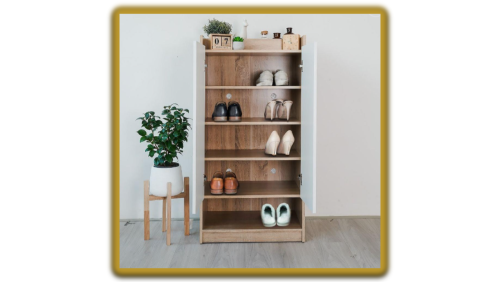 « Paris Design Studio » SHOE CABINET CALA 19212208 60CM SOLID OAK