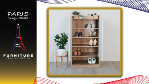 « Paris Design Studio » SHOE CABINET CALA 19212208 60CM SOLID OAK