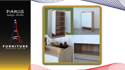 « Paris Design Studio » SHOE CABINET CALA 19212208 60CM SOLID OAK