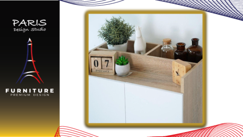 « Paris Design Studio » SHOE CABINET CALA 19212208 60CM SOLID OAK