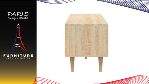 "Paris Design Studio" TV CABINET LOOMS ROOKIE 120CM SOLID OAK