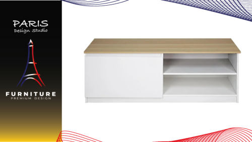 "Paris Design Studio" TV STAND ARMADIO LVR0032 120CM WHITE/OAK