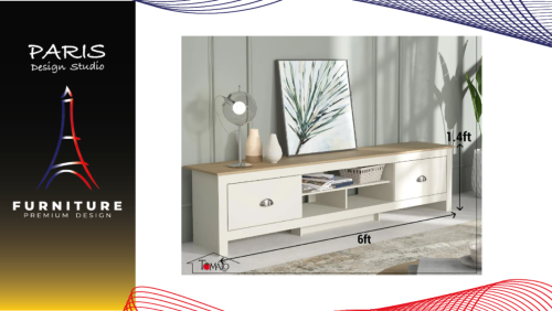 "Paris Design Studio" TV STAND LEXINGTON 180CM BIEGE
